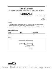 HZ-LL SERIES datasheet pdf Hitachi Semiconductor
