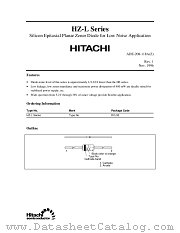 HZ12B2L datasheet pdf Hitachi Semiconductor