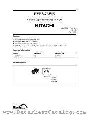 HVB387BWK datasheet pdf Hitachi Semiconductor