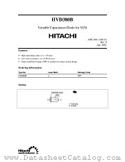 HVD380B datasheet pdf Hitachi Semiconductor