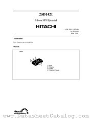2SD1421 datasheet pdf Hitachi Semiconductor