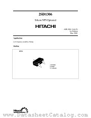 2SD1306 datasheet pdf Hitachi Semiconductor