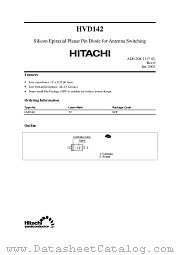 HVD142 datasheet pdf Hitachi Semiconductor