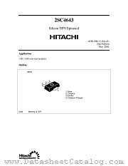 2SC4643 datasheet pdf Hitachi Semiconductor