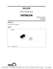 2SC4593 datasheet pdf Hitachi Semiconductor