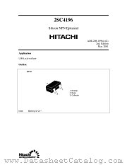 2SC4196 datasheet pdf Hitachi Semiconductor