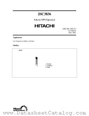2SC3836 datasheet pdf Hitachi Semiconductor