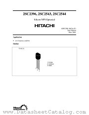 2SC2543 datasheet pdf Hitachi Semiconductor