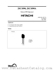 2SC1890A datasheet pdf Hitachi Semiconductor