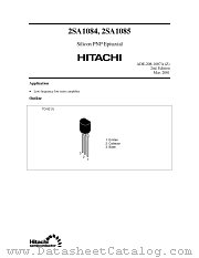 2SA1085 datasheet pdf Hitachi Semiconductor