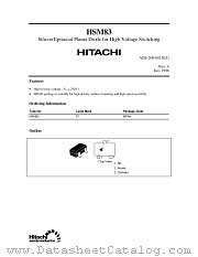 HSM83 datasheet pdf Hitachi Semiconductor