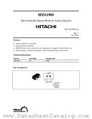 HSM198S datasheet pdf Hitachi Semiconductor
