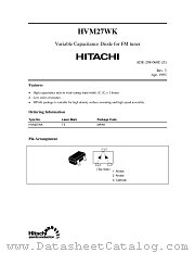 HVM27WK datasheet pdf Hitachi Semiconductor