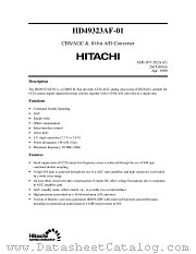 HD49323AF-01 datasheet pdf Hitachi Semiconductor