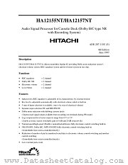 HA12157NT datasheet pdf Hitachi Semiconductor