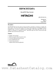 HD74CBT3245A datasheet pdf Hitachi Semiconductor