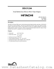 HD151244 datasheet pdf Hitachi Semiconductor