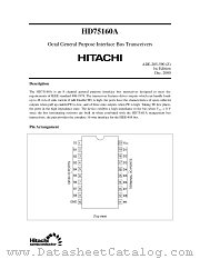 HD75160A datasheet pdf Hitachi Semiconductor