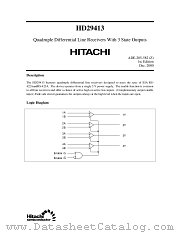 HD29413 datasheet pdf Hitachi Semiconductor