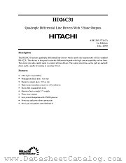 HD26C31 datasheet pdf Hitachi Semiconductor