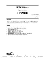 HD74LV2G34A datasheet pdf Hitachi Semiconductor
