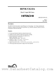 HD74LV2G32A datasheet pdf Hitachi Semiconductor