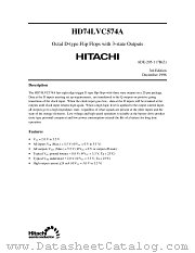 HD74LVC574A datasheet pdf Hitachi Semiconductor