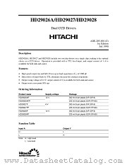 HD29026A datasheet pdf Hitachi Semiconductor