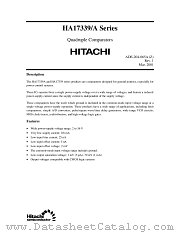 HA17339AFP datasheet pdf Hitachi Semiconductor
