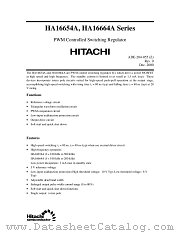 HA16654AFP datasheet pdf Hitachi Semiconductor