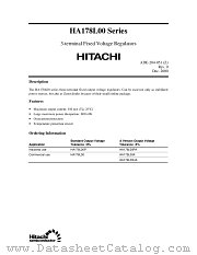 HA178L15 datasheet pdf Hitachi Semiconductor