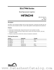 HA17904FPK datasheet pdf Hitachi Semiconductor