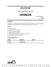 HA17474P datasheet pdf Hitachi Semiconductor
