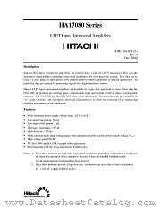 HA17080PS datasheet pdf Hitachi Semiconductor