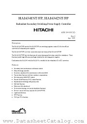 HA16342FP datasheet pdf Hitachi Semiconductor