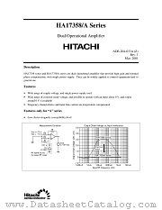 HA17358AFP datasheet pdf Hitachi Semiconductor
