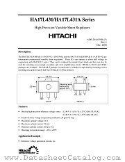 HA17L431ALP datasheet pdf Hitachi Semiconductor