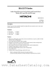 HA12173 datasheet pdf Hitachi Semiconductor