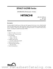 HM62V16258BLTT/BLTT-XXSL datasheet pdf Hitachi Semiconductor