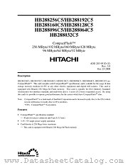 HB288064C5 datasheet pdf Hitachi Semiconductor