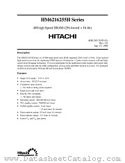 HM6216255HJP/HLJP datasheet pdf Hitachi Semiconductor