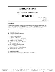 HN58S256AT datasheet pdf Hitachi Semiconductor