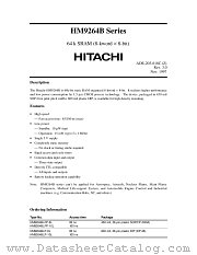 HM9264BLFP-XXL datasheet pdf Hitachi Semiconductor