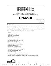 HN58C256AFP datasheet pdf Hitachi Semiconductor
