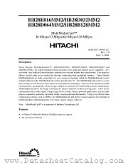 HB28B128MM2 datasheet pdf Hitachi Semiconductor