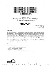 HB28B064C6 datasheet pdf Hitachi Semiconductor