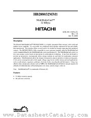 HB288032MM1 datasheet pdf Hitachi Semiconductor