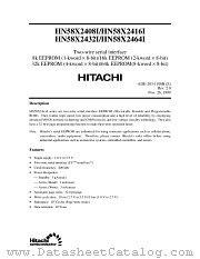 HN58X2416TI datasheet pdf Hitachi Semiconductor
