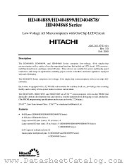 HD4048912 datasheet pdf Hitachi Semiconductor