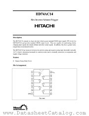 HD74AC14 datasheet pdf Hitachi Semiconductor